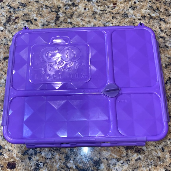 GoGreen purple bento lunchbox. EUC. Leakproof - Picture 6 of 6